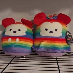 🆕️ Disney Pride Collection Squishmallows Mickey and Minnie
